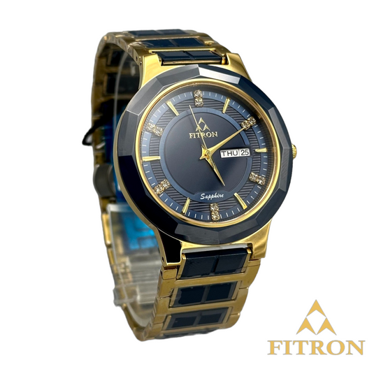 Fitron Watch for Women, Quartz Movement, Analog Display, Black Stainless  Steel Strap-FT122: Buy Online at Best Price in Egypt - Souq is now Amazon.eg
